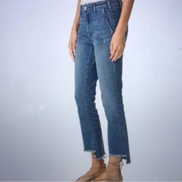 McGuire Malone 15C Frayed Step Hem Denim Jeans - Picture 8 of 8